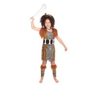 Bristol Novelty CC739 Cavegirl Costume with Wig, Medium, Multi-Colour, Approx Ag