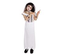 Bristol Novelty CC855 Zombie Bride Child Costume, Large, 134 - 146 cm, Approx Age 7 - 9 Years, Zombie Bride Child (L) Halloween Halloween