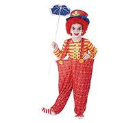 Bristol Novelty CC856 Hoop Clown Costume, Small, Approx Age 3 -5 Years, Hoop Clown (S)