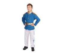 Bristol Novelty CC993 Prince Costume child, Solid, White, 6-8 Years