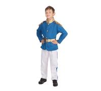 Bristol Novelty CC993 Prince Costume child, Solid, White, 6-8 Years