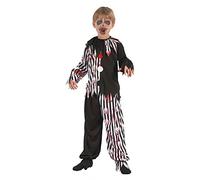 Bristol Novelty CF060 Harlequin Clown Bloody Costume, Small, 110 - 122 cm, Approx Age 3 -5 Years, Harlequin Clown Bloody (S)