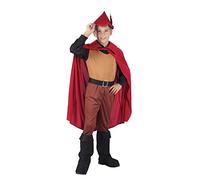 Bristol Novelty CF128 Forest Prince, Boys, Red, Beige, Black, Small Halloween Halloween