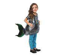 Bristol Novelty Child Girls Step In Mermaid Costume