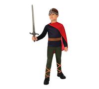 Bristol Novelty CF230S Saxon Boy (BN Original) Small, Multi-Colour, Age 4-6 Years Old Halloween Halloween