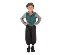 Bristol Novelty CF236S Victorian Street Boy (Small) Costume, Multi-Colour 3-4 Ye