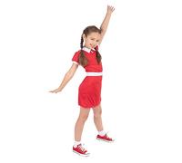 Red Annie Orphan Kids Girls Dress Costume - Musical Film Book Outfit