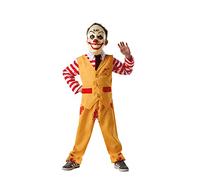 Bristol Novelty CF248M Dapper Clown Boy Costume, Yellow, White, Red, Age 6-8 Years Old Halloween Halloween