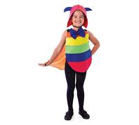 Bristol Novelty Ltd Children Costume DS172 – Caterpillar Dress-Up Kit, Multicolor, One Size