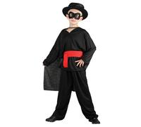 Bristol Novelty Childrens/Boys Bandit Costume - Black/Red - L - Black/Red