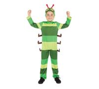 Bristol Novelty Children's Caterpillar Costume, Age 4-6 years old, Small Halloween, World Book Day
