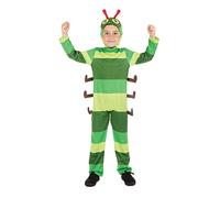 Bristol Novelty Children's Caterpillar Costume, Age 6-8 years old Halloween