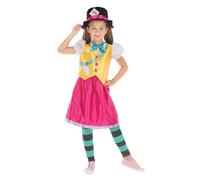 Bristol Novelty Childrens/Girls Mad Hatter Girl Costume / N/A N/A BN224