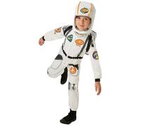 Bristol Novelty Childrens/Kids Astronaut Costume Set - White/Black - 7-8 Years - White/Black