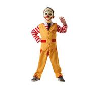 Bristol Novelty Childrens/Kids Dapper Clown Costume - Yellow/Red/White - L - Yellow/Red/White