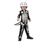 Bristol Novelty Childrens/Kids Dinosaur Skeleton Costume BN6131