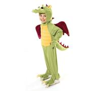 Bristol Novelty Childrens/Kids Dragon CostumeL Green/Yellow/Red BN435
