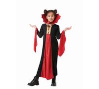 Bristol Novelty Childrens/Kids Gothic Vampiress Costume BN5152