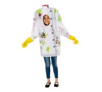 Bristol Novelty Childrens/Kids Headless Scientist Costume - White/Black/Green - 3-4 Years - White/Black/Green