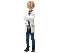 Bristol Novelty Childrens/Kids Mad Scientist Costume Jacket / 9-10 Years White B