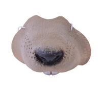 Bristol Novelty Childrens/kids Mouse Nose Mask Beige (One Size)