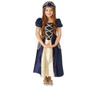Bristol Novelty Childrens/Kids Renaissance Princess Costume BN5847