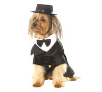 Bristol Novelty Dapper Dog Costume Black/white (Xl)