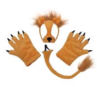 Roaring Lion Costume Dress Up Set Kit for Kids Adults