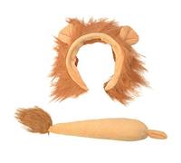 Bristol Novelty DS158 Children Costume | Lion Set | Orange | Pack of 1 Ears and Tail, Unisex-Child, Brown, One Size