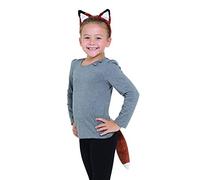 Bristol Novelty DS159 Children Costume | Fox Set | Maroon | Pack of 1 (Ears + Tail), unisex-child, One Size