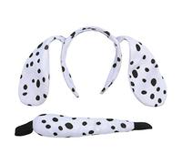 Bristol Novelty DS176 Dalmatian Set Ears and Tail, Unisex-Child, One Size