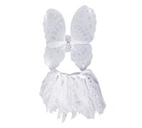 Bristol Novelty DS190 Angel Wings and Tutu Set, One Size