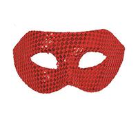 Bristol Novelty EM126 Sequin Eyemask Red, Women, One Size