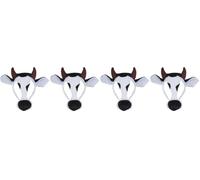 Cow Face Mask On Headband & Sound Fancy Dress