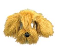 Bristol Novelty EM357 Shaggy Dog Mask with Sound on Headband, Brown, One Size