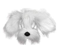 Official Forum White Shaggy Dog With Sound Mask