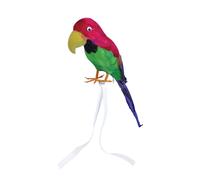 Bristol Novelty Feather Covered Toy Parrot38cm Multicoloured BN1557