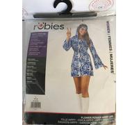 Bristol Novelty Flower Power Hippie Girl Costume large 16-18