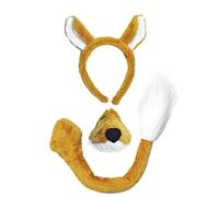 Bristol Novelty DS149 Fox Costume Accessory Set, Purple/Black, One Size
