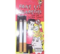 Bristol Novelty Funnyman Jokes Fake Lit Cigarettes Practical Joke - False Cigarettes with a Realistic Look, One Size