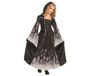 Bristol Novelty Girls Forgotten Souls Hooded Dress Costume BN2952