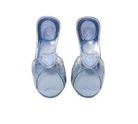Bristol Novelty Girls Heart Jelly Shoes - Blue - 4-6 Years - Blue