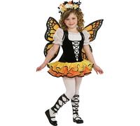 Bristol Novelty Girls Monarch Butterfly Costume BN5866