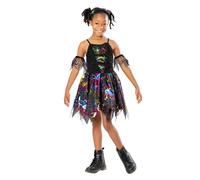 Bristol Novelty Girls Spider Costume - Multicoloured - 3-4 Years - Multicoloured