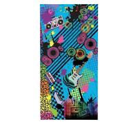 Bristol Novelty I Love The 80s Photo Backdrop (Pack of 3) - Multicoloured - Multicoloured - One Size