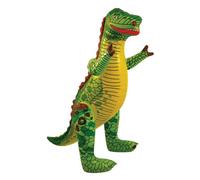 Bristol Novelty Inflatable Dinosaur Green/yellow/red (76Cm)