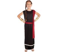 Bristol Novelty Kid Roman Girl Costume, Complete with Tunic, Belt, and Headband