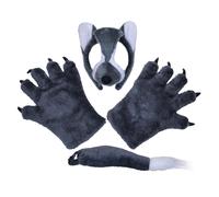Bristol Novelty Kids/Children Unisex Three Piece Wolf Costume