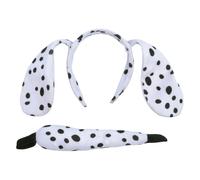 Bristol Novelty Kids Dalmatian Set - White/Black - One Size - White/Black