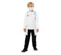 Bristol Novelty Kids Doctor Costume - White - 7-8 Years - White
